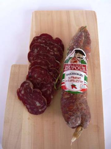 Saucisson au piment d’Espelette
